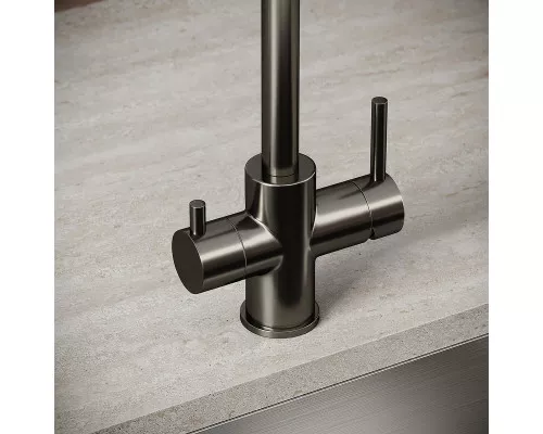 Смеситель для кухни Sancos Vela SC4013GG цвет Вороненая сталь