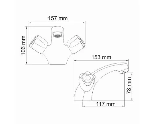 Заказать Смеситель для раковины WasserKRAFT Amper 2903 Хром в магазине сантехники Santeh-Crystal.ru