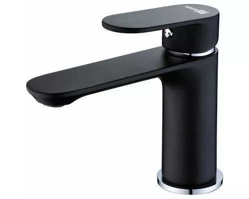 Приобрести Смеситель для раковины WasserKRAFT Elbе 7403 Черный матовый Хром в магазине сантехники Santeh-Crystal.ru
