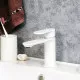 Купить Смеситель для раковины WasserKRAFT Mindel 8503 Белый матовый в магазине сантехники Santeh-Crystal.ru