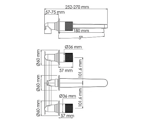 Купить Смеситель для раковины WasserKRAFT Mosel 4645 Хром в магазине сантехники Santeh-Crystal.ru