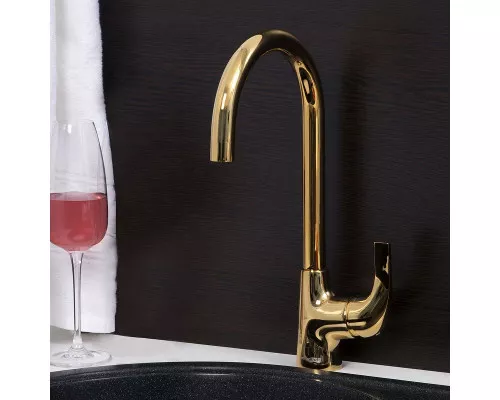 Заказать Смеситель для кухни WasserKRAFT Sauer 7107 Золото в магазине сантехники Santeh-Crystal.ru
