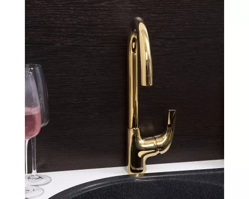 Заказать Смеситель для кухни WasserKRAFT Sauer 7107 Золото в магазине сантехники Santeh-Crystal.ru