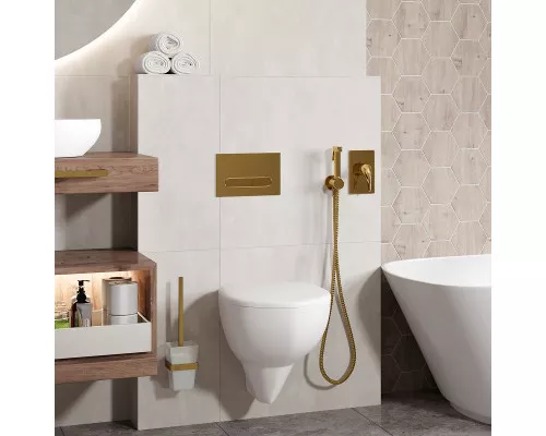 Купить Смеситель для душа WasserKRAFT Sauer 7151 Золото в магазине сантехники Santeh-Crystal.ru