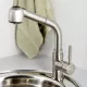 Приобрести Смеситель для кухни WasserKRAFT Wern 4266 Хром матовый в магазине сантехники Santeh-Crystal.ru