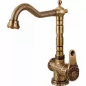 Смеситель для кухни ZorG Antic A 408K-BR Бронза