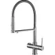 Купить Смеситель для кухни ZorG Steel Hammer SH 2002 CR Хром в магазине сантехники Santeh-Crystal.ru