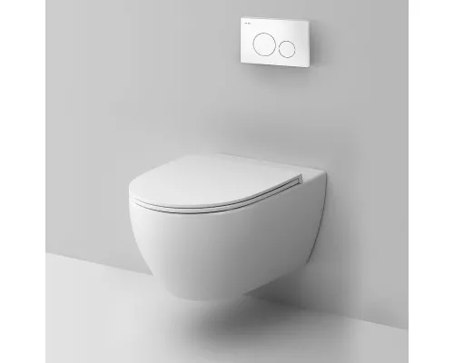 Заказать Комплект унитаза с инсталляцией AM.PM Awe FlashClean IS49001.111700 с сиденьем Микролифт и Белой клавишей смыва в магазине сантехники Santeh-Crystal.ru