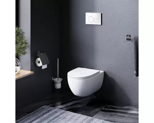 Заказать Комплект унитаза с инсталляцией AM.PM Awe FlashClean IS49001.111700 с сиденьем Микролифт и Белой клавишей смыва в магазине сантехники Santeh-Crystal.ru