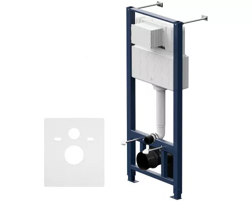 Купить Комплект унитаза с инсталляцией AM.PM Spirit V2.0 CK70HA с сиденьем Микролифт с клавишей смыва Хром с гигиеническим душем и аксессуарами для ванной к в магазине сантехники Santeh-Crystal.ru