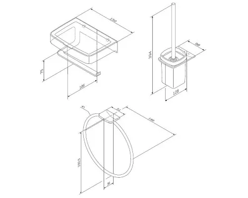 Купить Комплект унитаза с инсталляцией AM.PM Spirit V2.0 CK70HA с сиденьем Микролифт с клавишей смыва Хром с гигиеническим душем и аксессуарами для ванной к в магазине сантехники Santeh-Crystal.ru