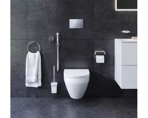 Купить Комплект унитаза с инсталляцией AM.PM Spirit V2.0 CK70HA с сиденьем Микролифт с клавишей смыва Хром с гигиеническим душем и аксессуарами для ванной к в магазине сантехники Santeh-Crystal.ru