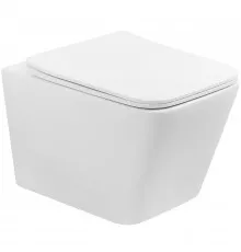 Унитаз Abber Rechteck AC1201T подвесной с сиденьем Микролифт