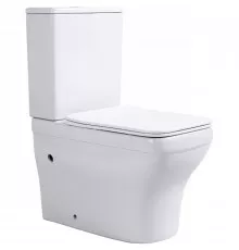 Унитаз компакт Aquatek Амадео AQ2914-00 Белый с бачком и сиденьем Микролифт