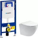 Комплект унитаза Aquatek Европа AQ1900-00 с инсталляцией Geberit Duofix Sigma UP320 111.300.00.5 с сиденьем Микролифт