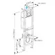 Приобрести Комплект унитаза BelBagno Uno BB3105CHR/SC с инсталляцией Cersanit Black 35 S-IN-BLACK-Cg-w с сиденьем Микролифт и клавишей смыва Хром в магазине сантехники Santeh-Crystal.ru