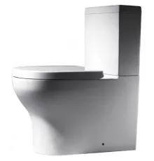 Унитаз компакт Bravat Rael CX01016UW-PA без бачка, с сиденьем Микролифт