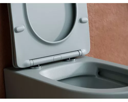 Приобрести Унитаз Ceramica Nova Balearica CN6000MH подвесной Антрацит матовый с сиденьем Микролифт в магазине сантехники Santeh-Crystal.ru