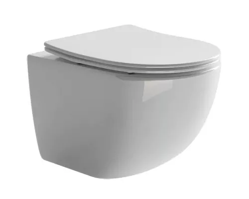 Купить Унитаз Ceramica Nova Forma CN3009 подвесной с сиденьем Микролифт в магазине сантехники Santeh-Crystal.ru