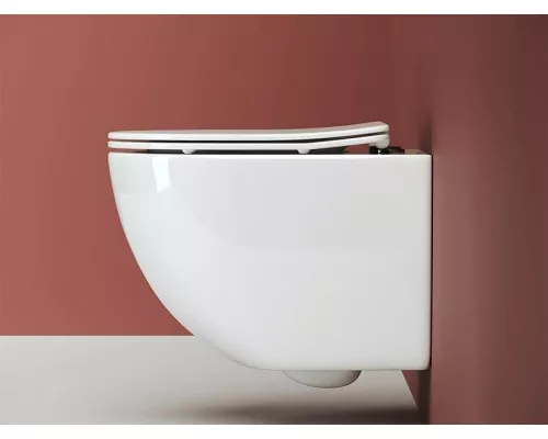 Купить Унитаз Ceramica Nova Forma CN3009 подвесной с сиденьем Микролифт в магазине сантехники Santeh-Crystal.ru