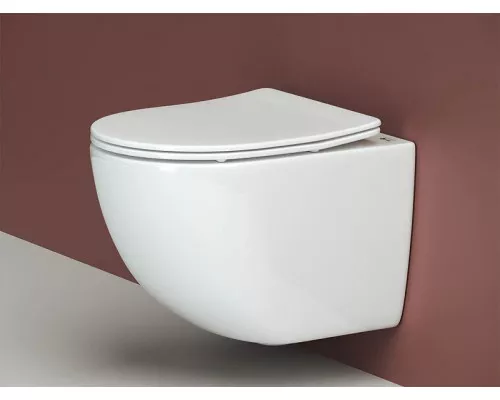 Купить Унитаз Ceramica Nova Forma CN3009 подвесной с сиденьем Микролифт в магазине сантехники Santeh-Crystal.ru