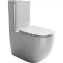 Унитаз компакт Ceramicanova Mia Rimless CN1801-B без бачка и с сиденьем Микролифт Унитаз компакт Ceramicanova Mia Rimless CN1801-B без бачка и с сиденьем Микролифт