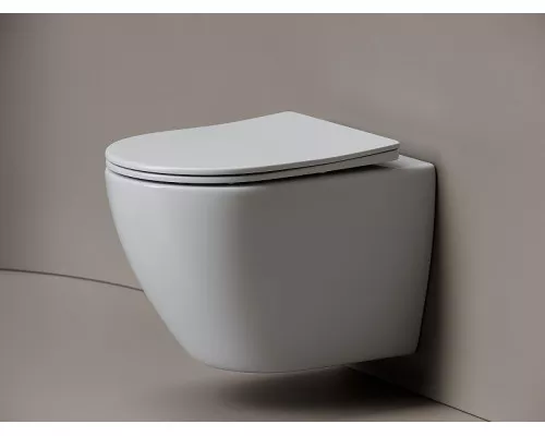Унитаз Ceramicanova Mia CN1805T подвесной цвет Белый с сиденьем Микролифт
