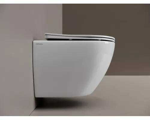Унитаз Ceramicanova Mia CN1805T подвесной цвет Белый с сиденьем Микролифт