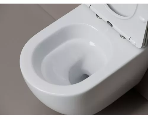 Унитаз Ceramicanova Mia CN1805T подвесной цвет Белый с сиденьем Микролифт