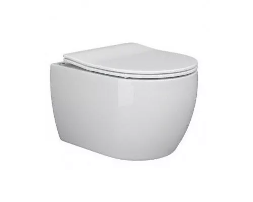 Унитаз с инсталляцией Ceramicanova Игра (Play) CN3001_121002MB цвет Белый с сиденьем Микролифт и клавишей смыва цвет Черный матовый
