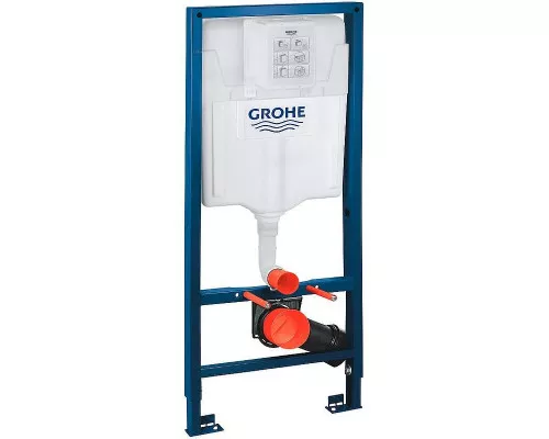 Комплект унитаза Ceramicanova Union CN4009T с инсталляцией Grohe Rapid SL 38811KF0 с сиденьем Микролифт и Черной матовой клавишей смыва