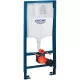 Комплект унитаза Ceramicanova Union CN4009T с инсталляцией Grohe Rapid SL 38811KF0 с сиденьем Микролифт и Черной матовой клавишей смыва