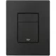 Комплект унитаза Ceramicanova Union CN4009T с инсталляцией Grohe Rapid SL 38811KF0 с сиденьем Микролифт и Черной матовой клавишей смыва