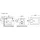 Комплект унитаза Ceramicanova Union CN4009T с инсталляцией Grohe Rapid SL 38811KF0 с сиденьем Микролифт и Черной матовой клавишей смыва