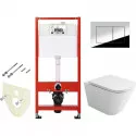 Комплект унитаза Ceramicanova Union CN4009T с инсталляцией Tece Profil 9400412 с сиденьем Микролифт и клавишей смыва Хром глянцевый Комплект унитаза Ceramicanova Union CN4009T с инсталляцией Tece Profil 9400412 с сиденьем Микролифт и клавишей смыва Хром глянцевый