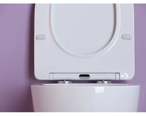 Комплект унитаза Ceramicanova Uno Rimless CN11001 с инсталляцией Charus City CR.200.21.01 с сиденьем Микролифт и клавишей смыва Хром глянцевый