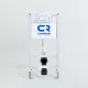 Комплект унитаза Ceramicanova Uno Rimless CN11001 с инсталляцией Charus City CR.200.21.01 с сиденьем Микролифт и клавишей смыва Хром глянцевый