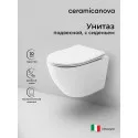 Унитаз Ceramicanova Uno CN11001T Белый с сиденьем Микролифт
