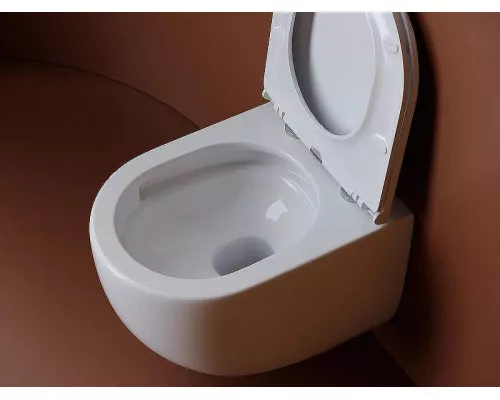Унитаз Ceramicanova UP Rimless CN4007 подвесной Белый с сиденьем Микролифт