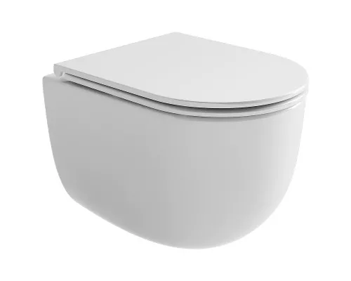 Унитаз Ceramicanova Voga CN4012T подвесной цвет Белый с сиденьем микролифт