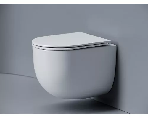 Унитаз Ceramicanova Voga CN4012T подвесной цвет Белый с сиденьем микролифт