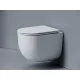 Унитаз Ceramicanova Voga CN4012T подвесной цвет Белый с сиденьем микролифт