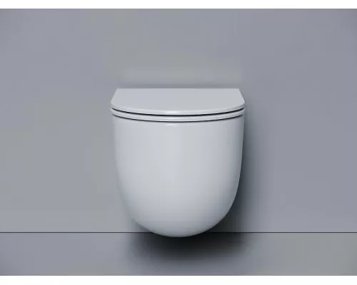 Унитаз Ceramicanova Voga CN4012T подвесной цвет Белый с сиденьем микролифт
