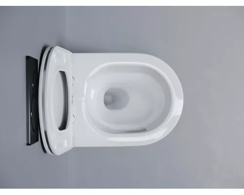 Унитаз Ceramicanova Voga CN4012T подвесной цвет Белый с сиденьем микролифт