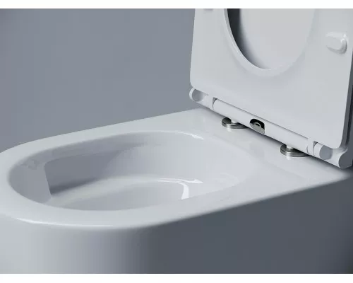 Унитаз Ceramicanova Voga CN4012T подвесной цвет Белый с сиденьем микролифт