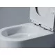 Унитаз Ceramicanova Voga CN4012T подвесной цвет Белый с сиденьем микролифт