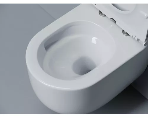 Унитаз Ceramicanova Voga CN4012T подвесной цвет Белый с сиденьем микролифт