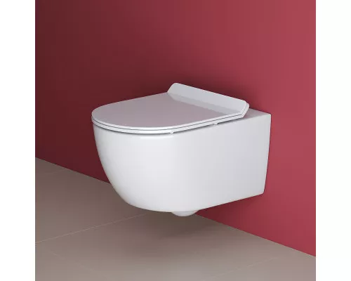 Унитаз Cezares Molveno CZR-2468-TH-R/CZR-2011-SC подвесной с сиденьем Микролифт