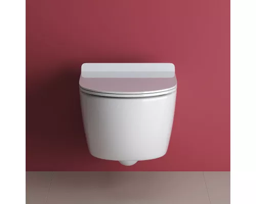 Унитаз Cezares Molveno CZR-2468-TH-R/CZR-2011-SC подвесной с сиденьем Микролифт