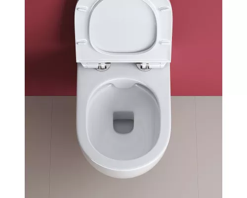 Унитаз Cezares Molveno CZR-2468-TH-R/CZR-2011-SC подвесной с сиденьем Микролифт